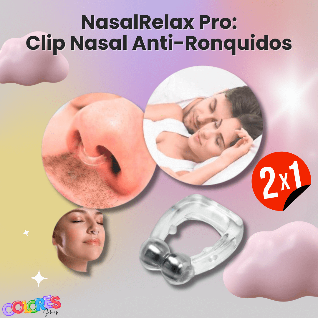 NASALRELAX PRO™: CLIP NASAL ANTI-RONQUIDOS