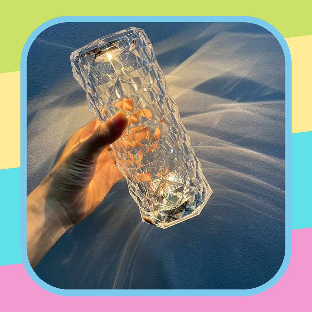LÁMPARA DE CRISTAL DIAMANTE