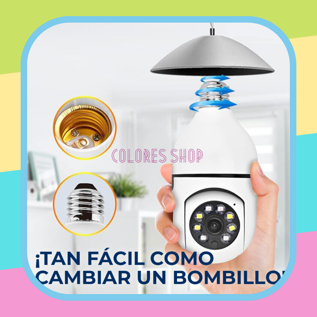 Bombillo Cámara WiFi - Portátil Shop