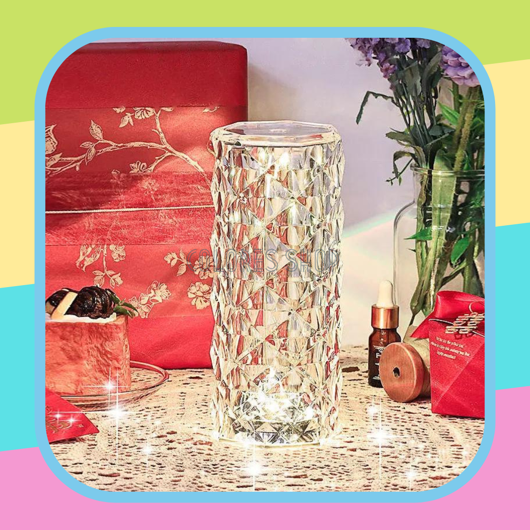 LÁMPARA DE CRISTAL DIAMANTE