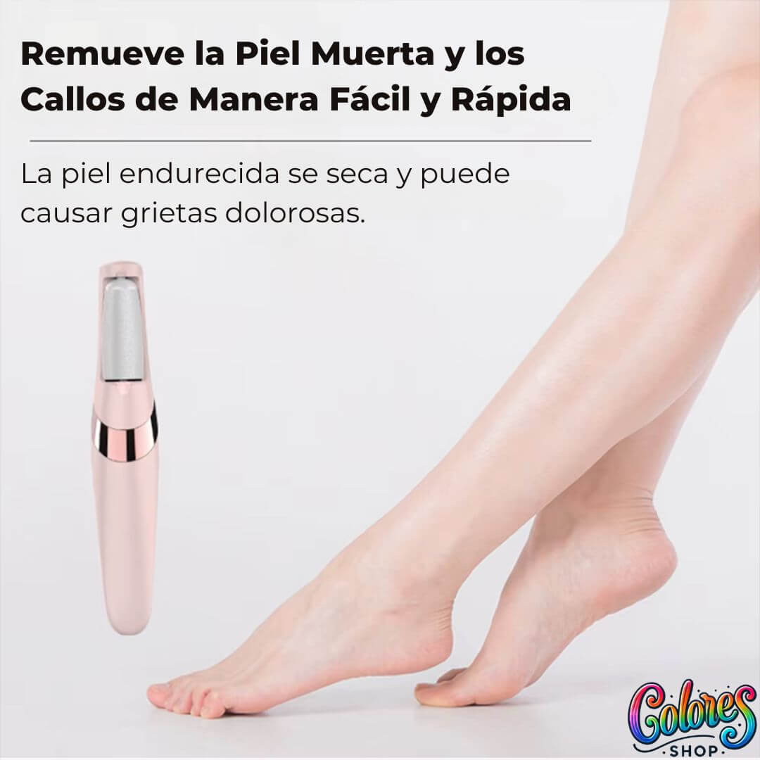 Lima Eléctrica Removedor de Callos Recargable – Elimina durezas sin esfuerzo en casa (A)