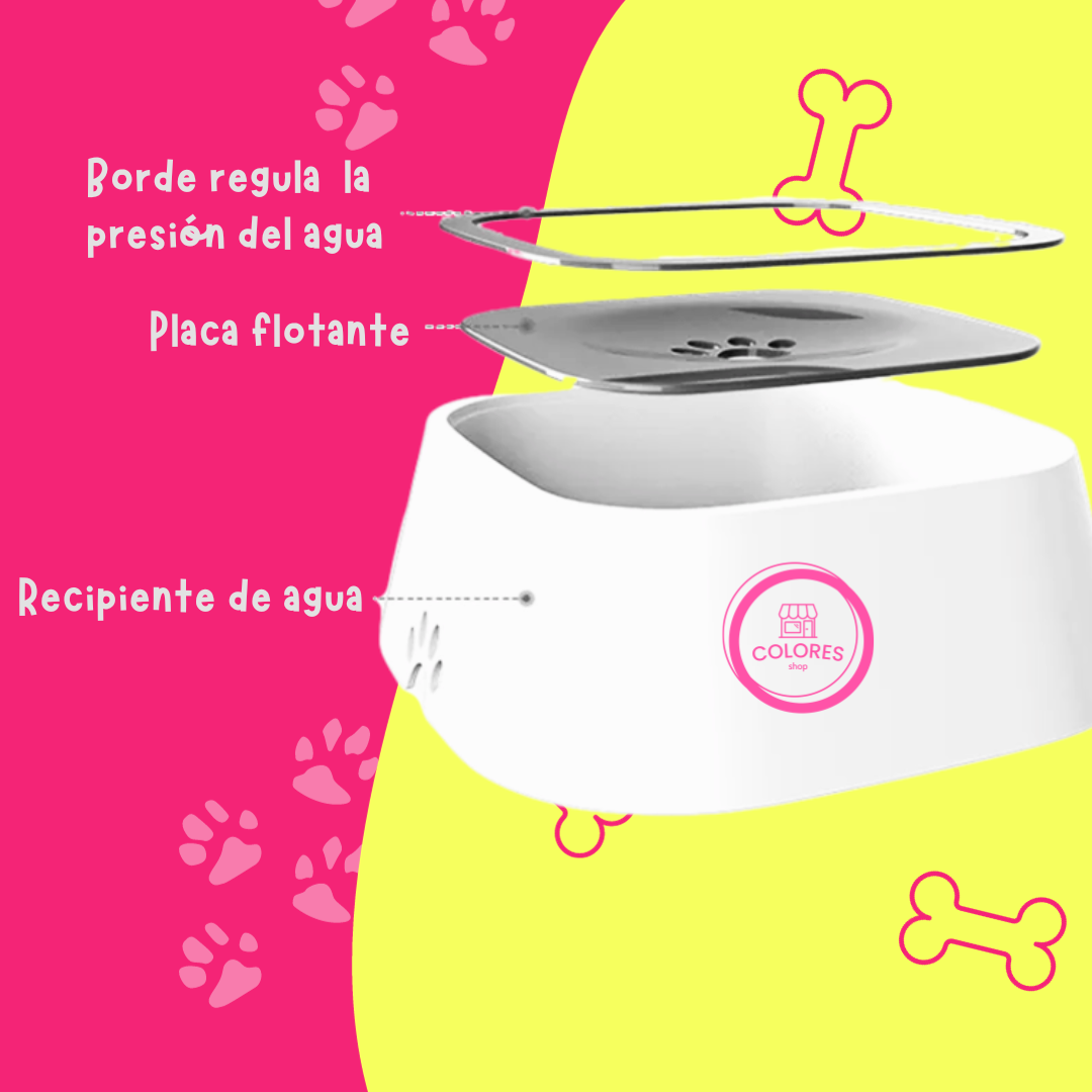 BEBEDERO ANTIGOTEO PARA MASCOTAS