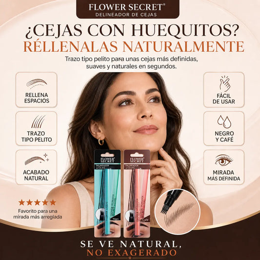 Delineador de Cejas 2x1 | Efecto Microblading | Cejas Naturales en Segundos