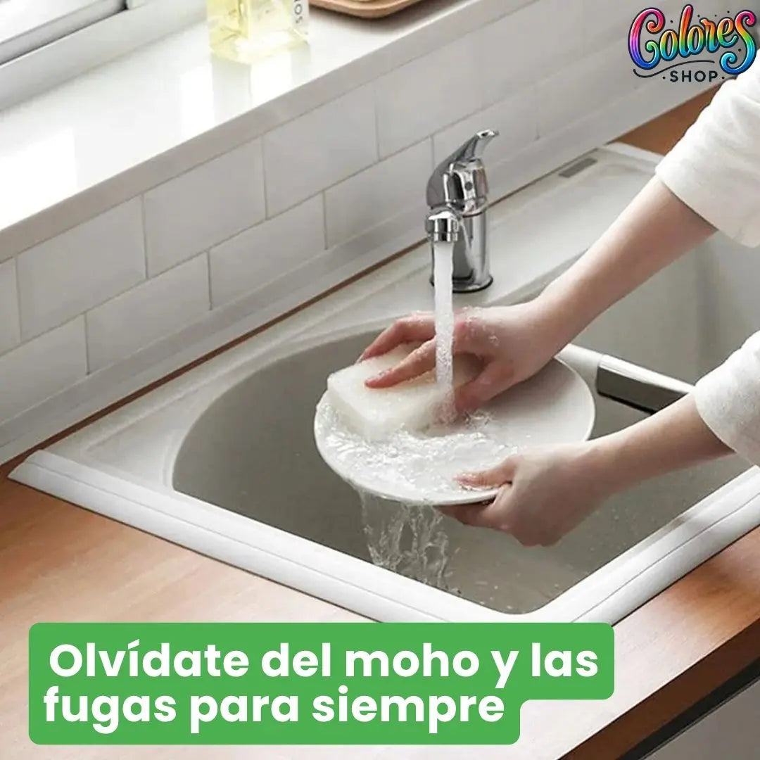Cinta Adhesiva Impermeable para Baño y Cocina – Renueva tu Hogar Fácilmente sin Herramientas