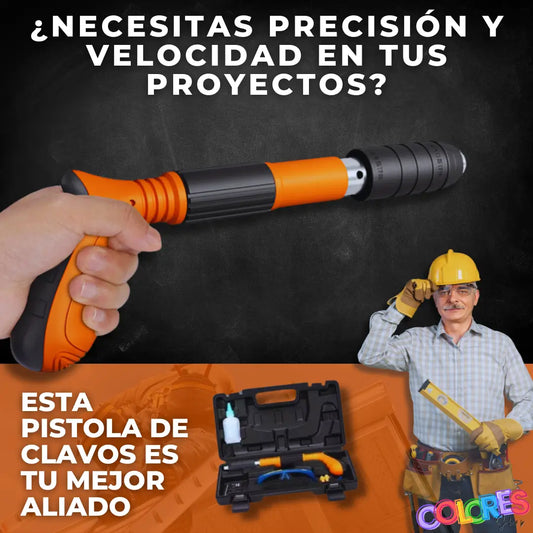 Pistola Manual de Clavos | La Herramienta Perfecta para Proyectos de Construcción