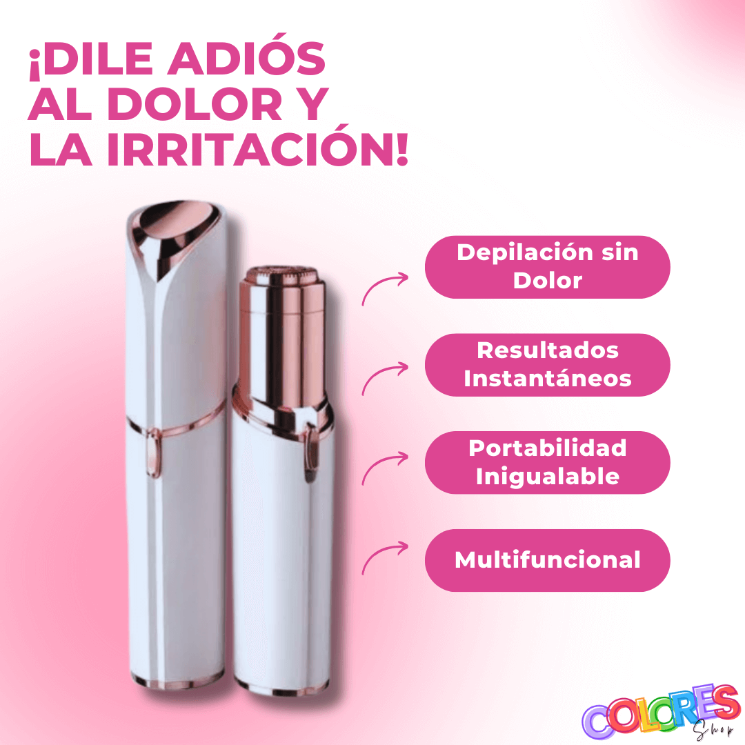 Depiladora Facial de Precisión - Suave, Sin Dolor, Portátil y Recargable – Ideal para Cejas, Labios, Axilas y Más