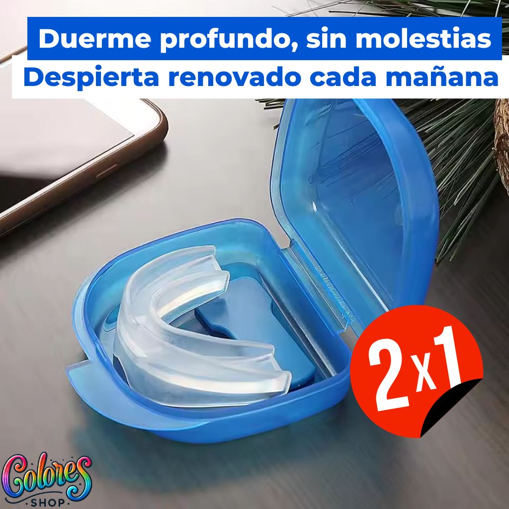 Protector Bucal Anti-Bruxismo y Apnea - Duerme sin Dolor y Reduce Ronquidos