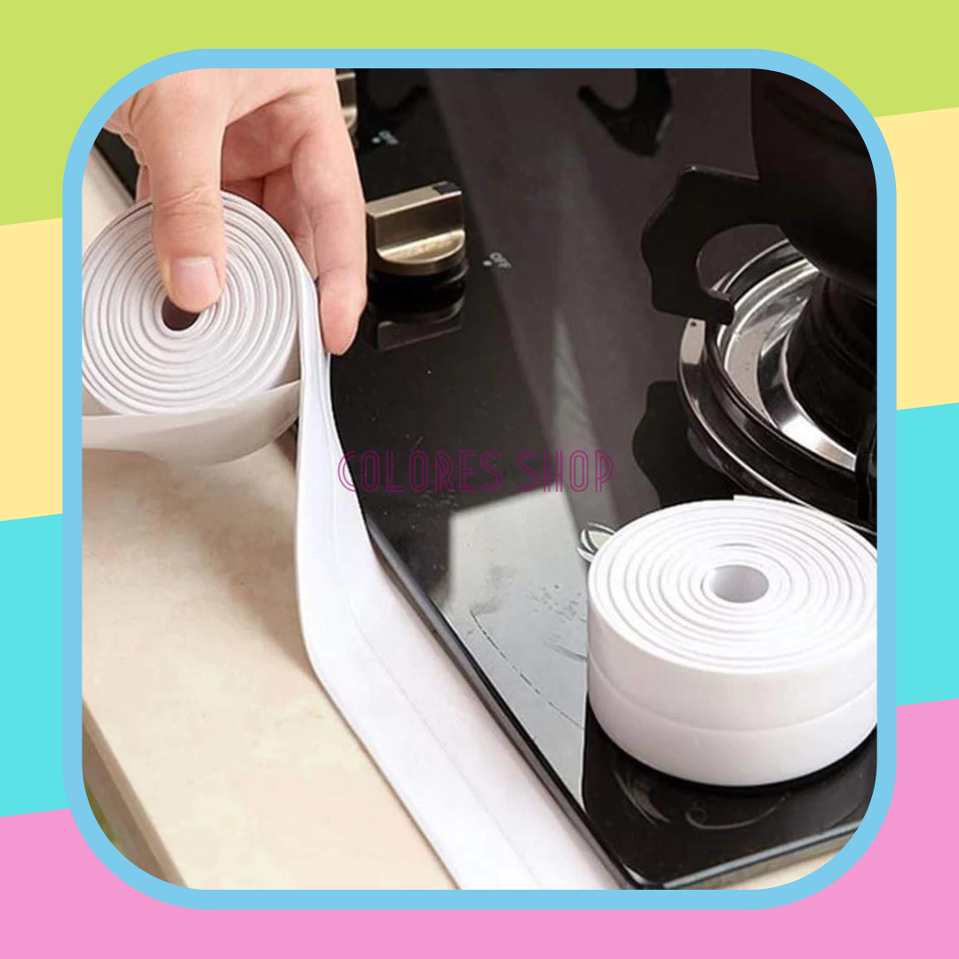 RV Kit de cinta adhesiva para baño y cocina resistente al agua y al moho  3juan Rojo Verde