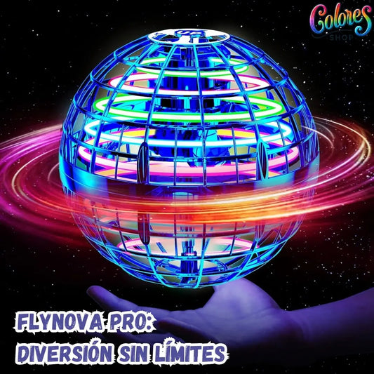 FlyNova™ Juguete Volador Giratorio para Niños – Seguro, Recargable y Perfecto para Juegos en Interior y Exterior