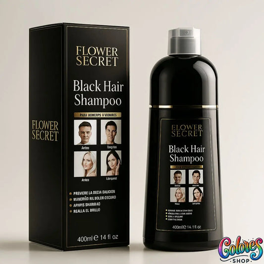 Shampoo Cubre Canas Flower Secret – Cubre Canas al Instante sin Manchar la Piel, Ideal para Uso en Casa, 400ml
