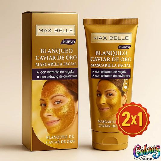 Mascarilla Facial Caviar de Oro – Limpieza Profunda y Brillo Natural en Solo 30 Minutos | Oferta 2x1