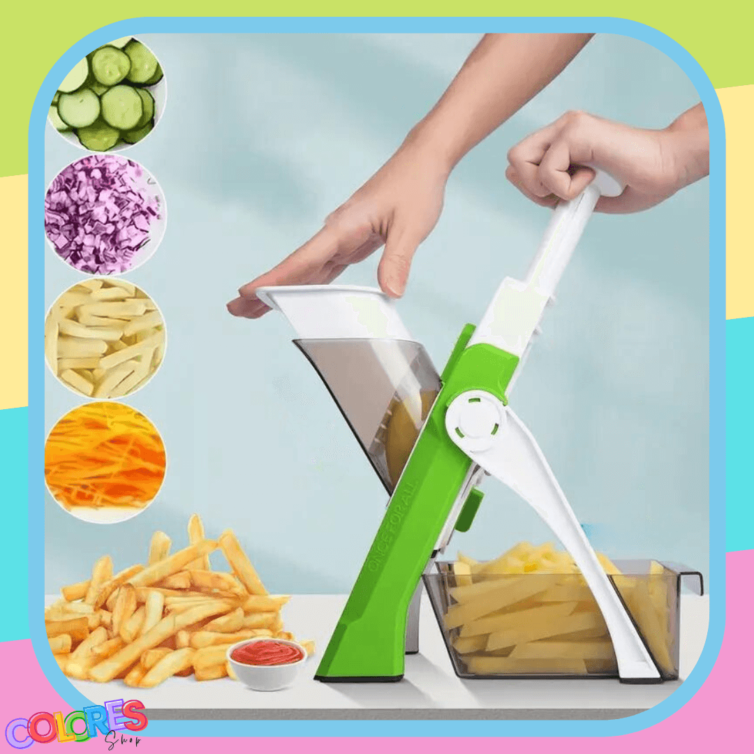 SLICEMASTER PRO: PICADOR Y RALLADOR DE FRUTAS Y VERDURAS
