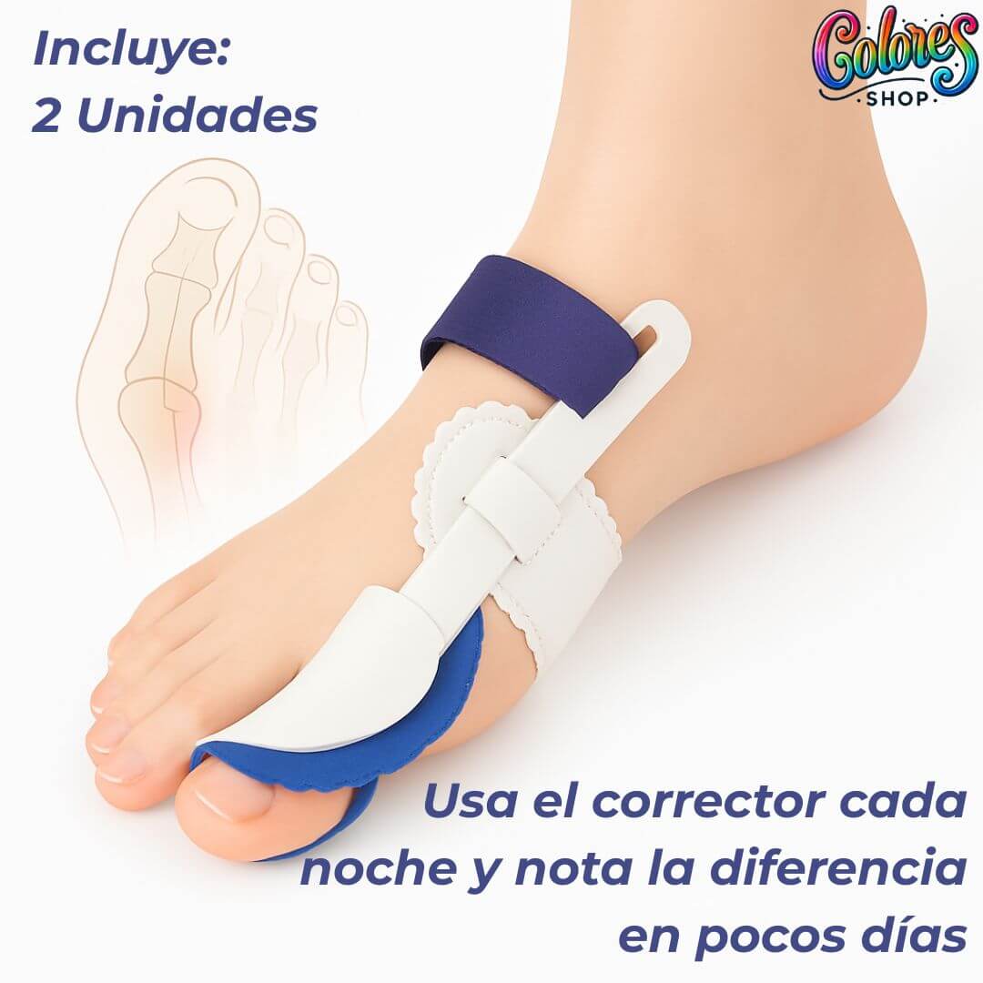 Corrector de Juanetes Ortopédico – Alivia el Dolor y Corrige el Dedo Gordo Naturalmente