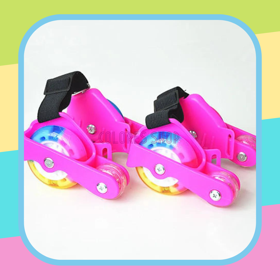 PATINES PARA ZAPATILLAS CON LUZ LED