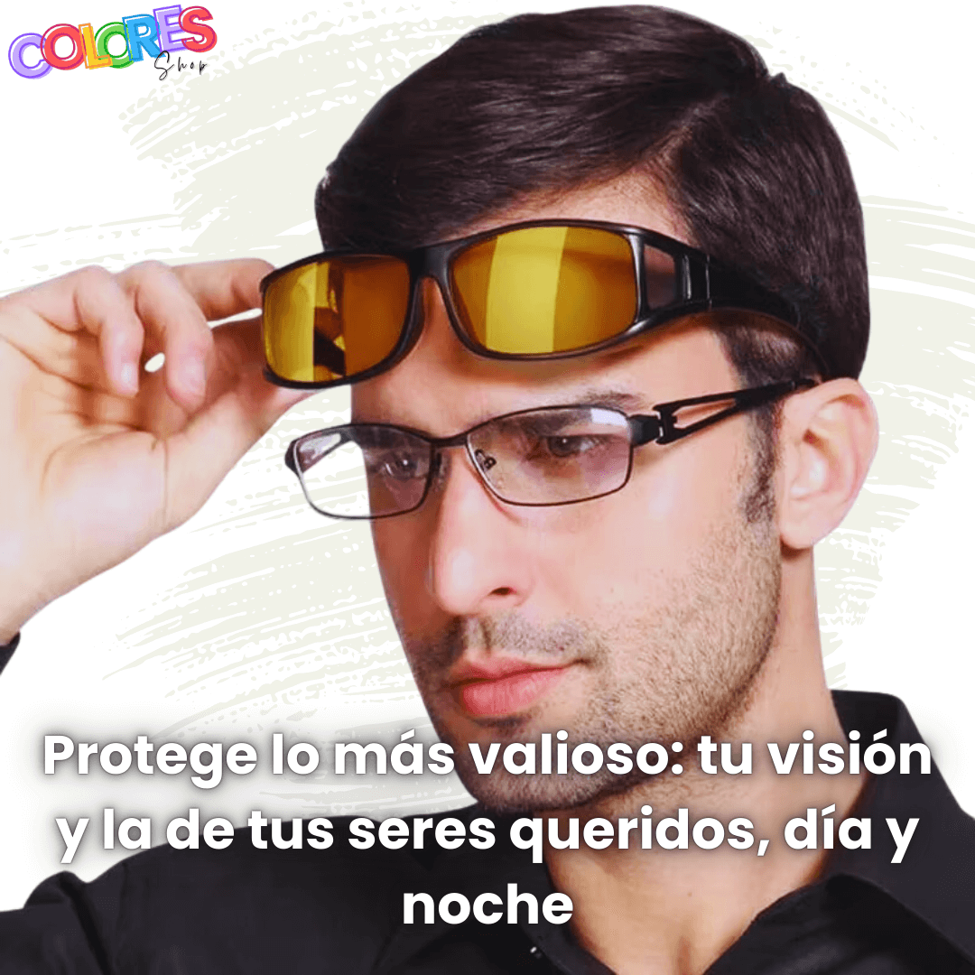 Lentes Vision HD | Protege tu Vista Día y Noche - Conducción Segura y Cómoda
