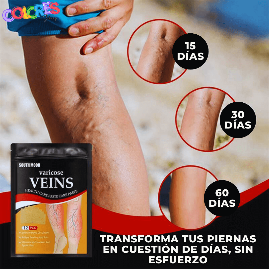 PARCHES PARA EL TRATAMIENTO DE VENAS VARICOSAS/VARICES (24 UNIDADES)