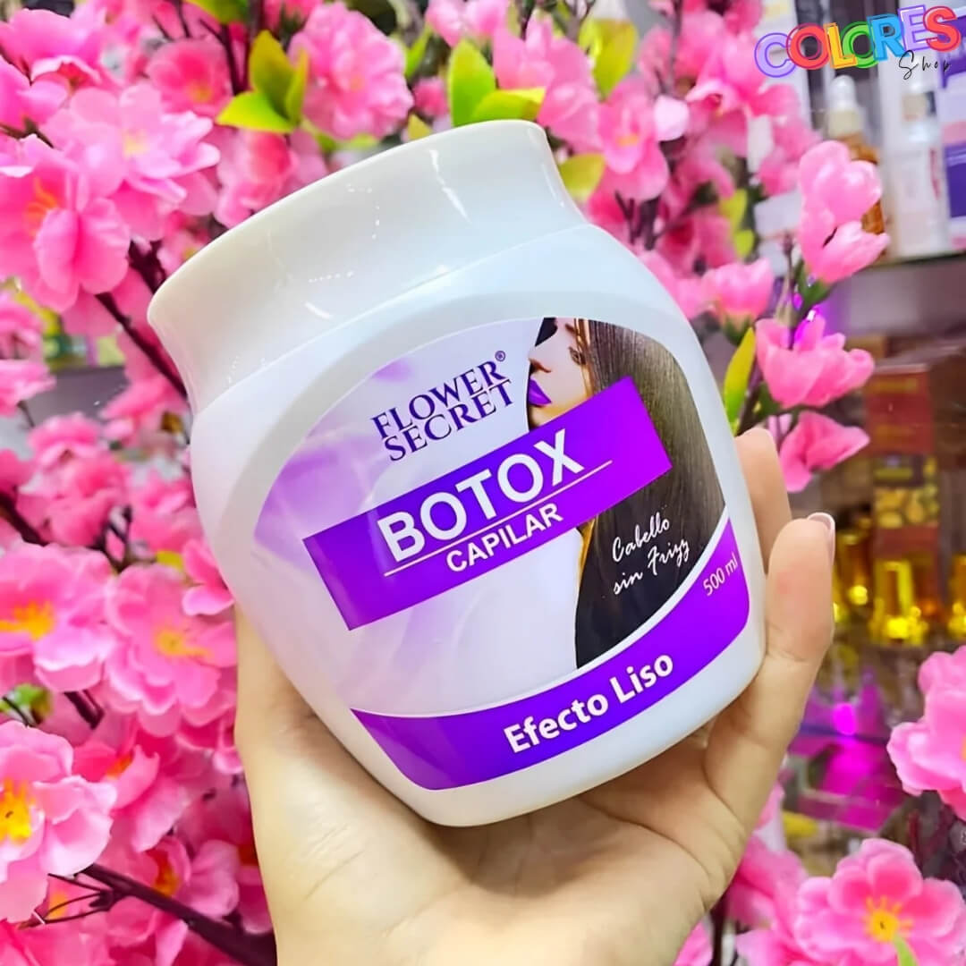 Botox Capilar Efecto Liso 500ml - Tratamiento Profesional Anti-Frizz con Queratina y Colágeno - Resultados Prolongados