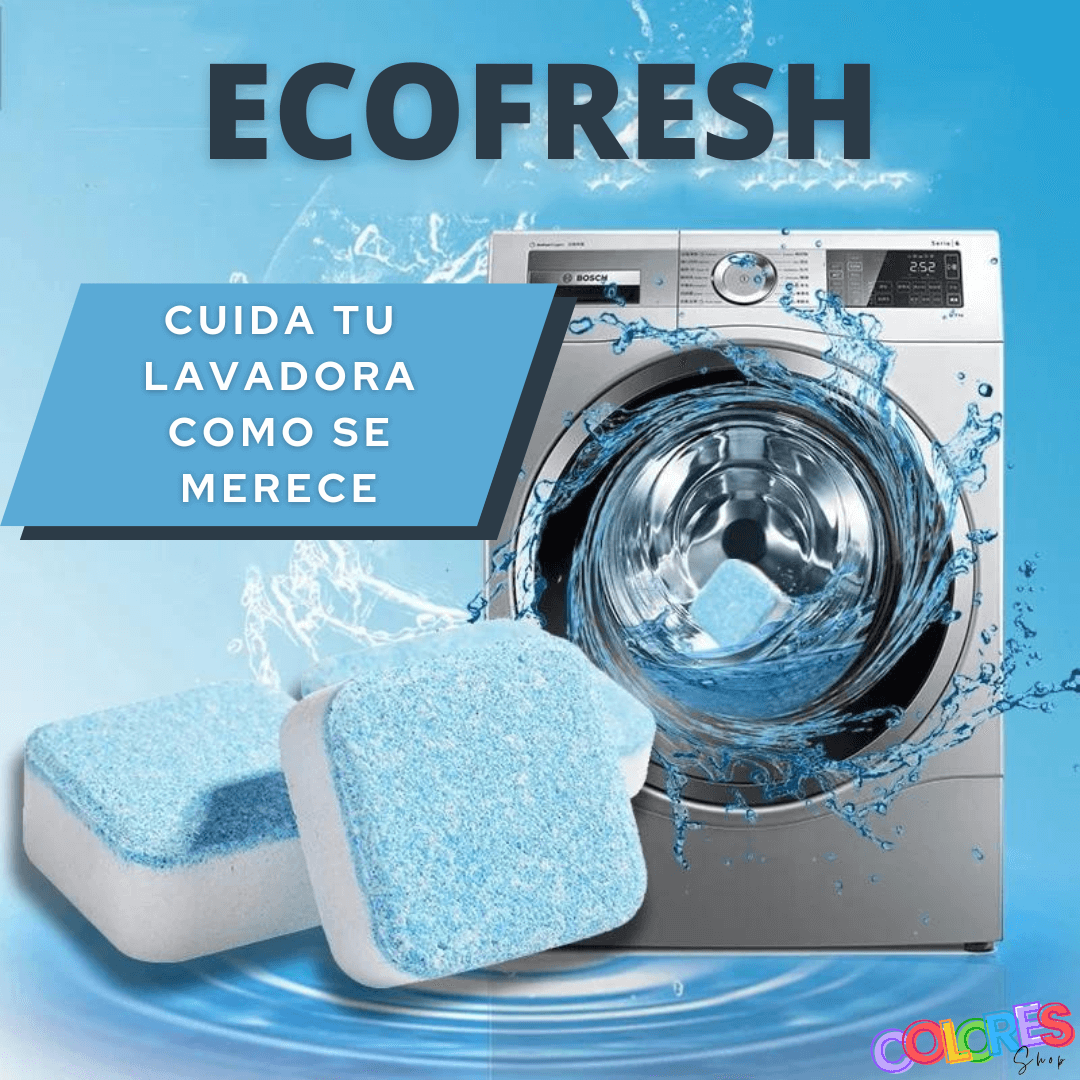 EcoFresh: PASTILLAS LIMPIADORAS DE LAVADORA (12 UNIDADES)