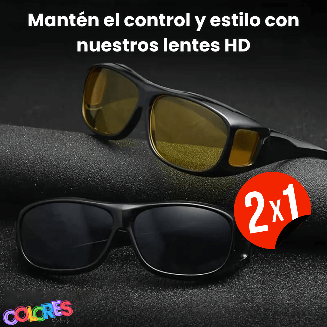Lentes Vision HD | Protege tu Vista Día y Noche - Conducción Segura y Cómoda