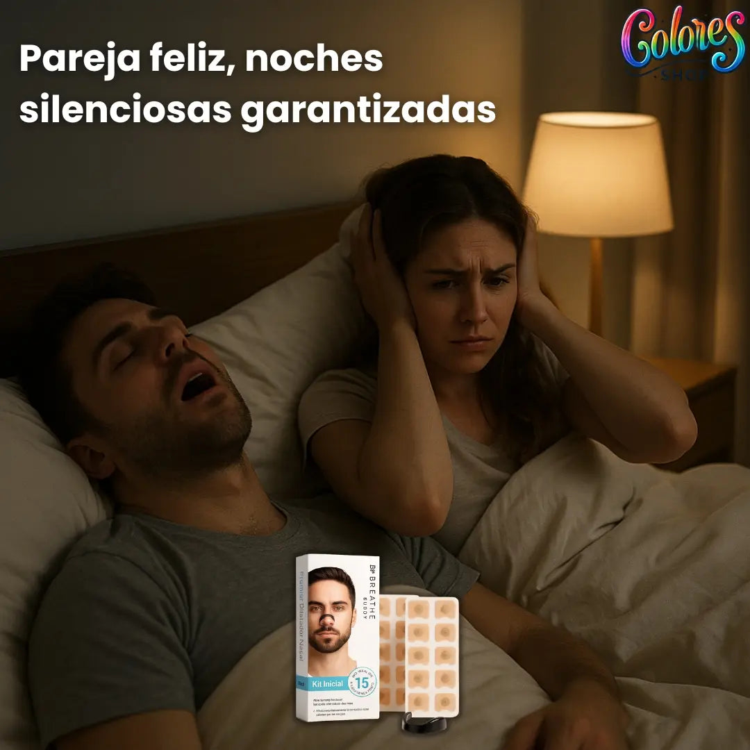 KIT Nasal Anti Ronquidos – Dispositivo Magnético para Abrir Fosas Nasales, Reduce Ronquidos y Mejora la Respiración Durante el Sueño