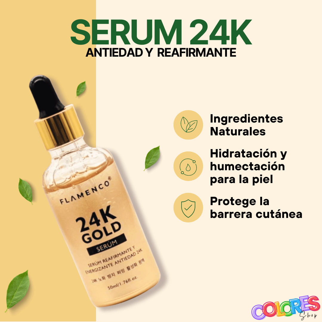 SERUM 24K - ANTIEDAD Y REAFIRMANTE
