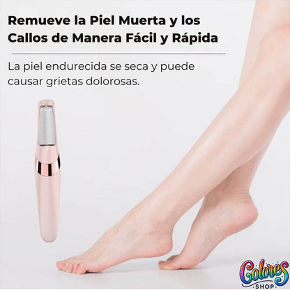 Lima Eléctrica Removedor de Callos Recargable – Elimina durezas sin esfuerzo en casa (A)