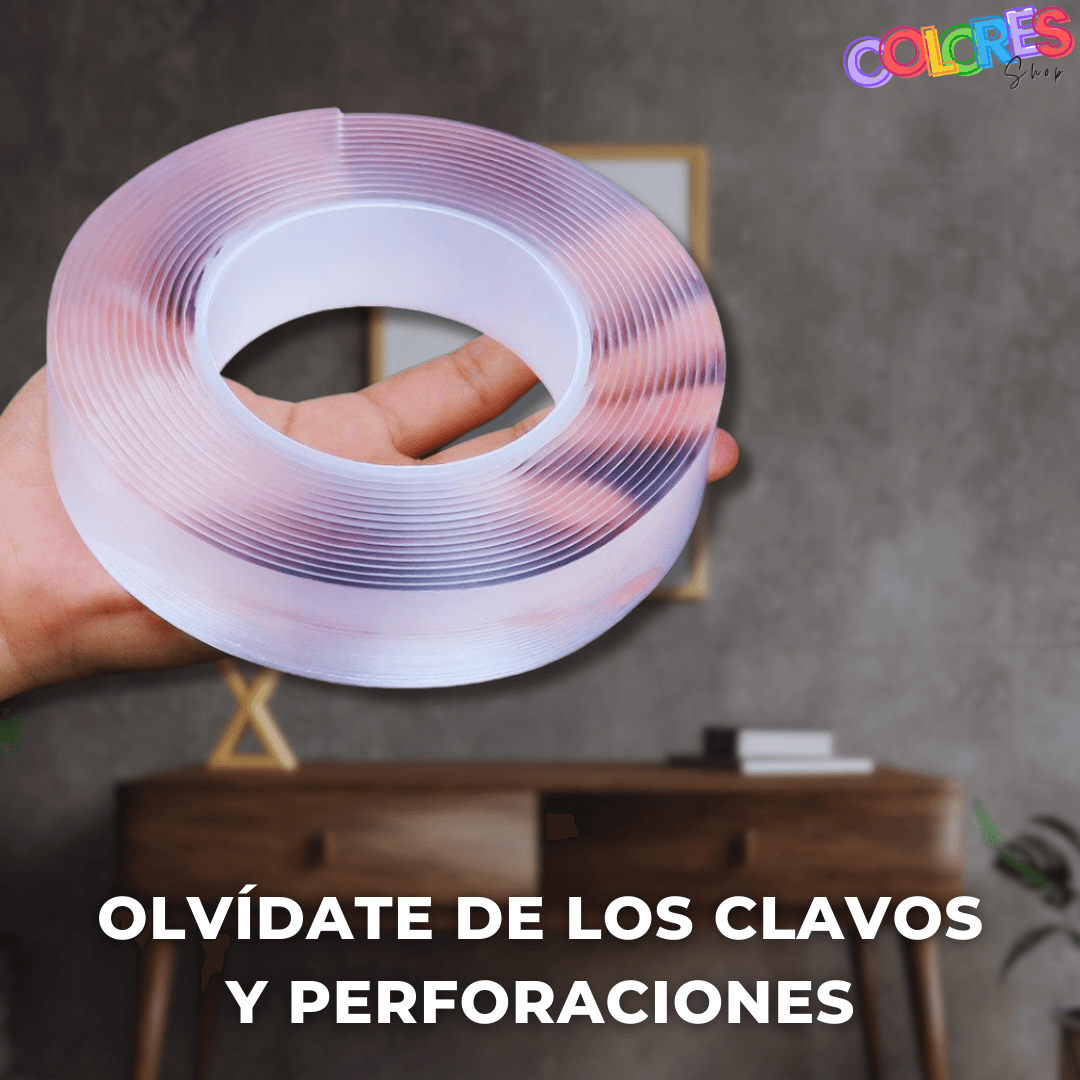 CINTA ADHESIVA DOBLE FAZ SUPERFUERTE (6 METROS)