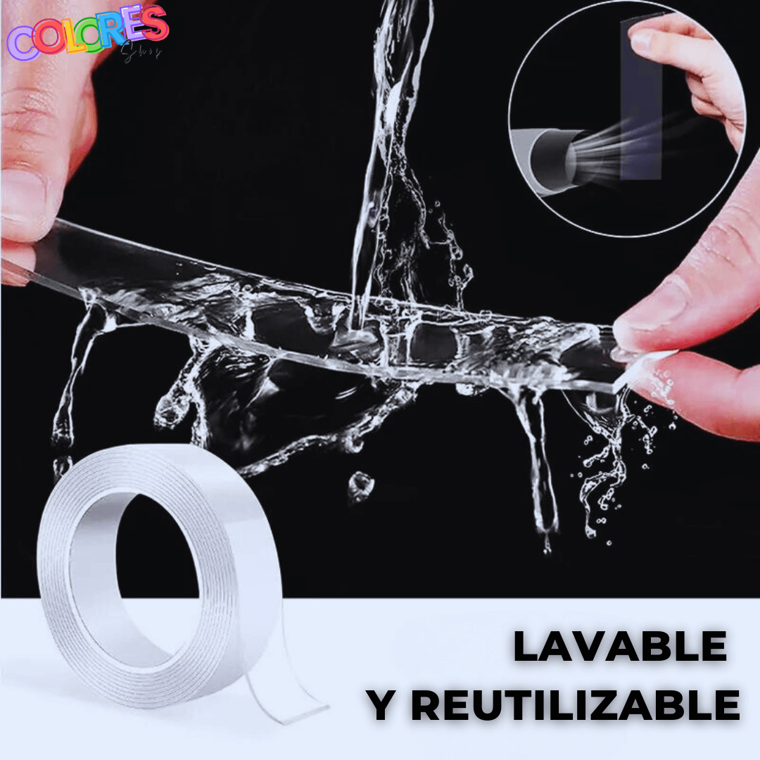 CINTA ADHESIVA DOBLE FAZ SUPERFUERTE (6 METROS)