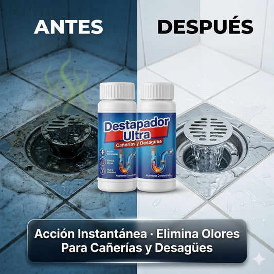 Destapador Instantáneo para Cañerías Tapadas y Malos Olores (VH)